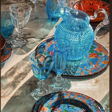 Dolce Vita Acrylic Champagne Flute, Turquoise