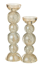 Large Champagne Glass Candle Holder – Tall Decorative Candlestick