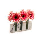 Lilac Marbel Base with Glass Tubes