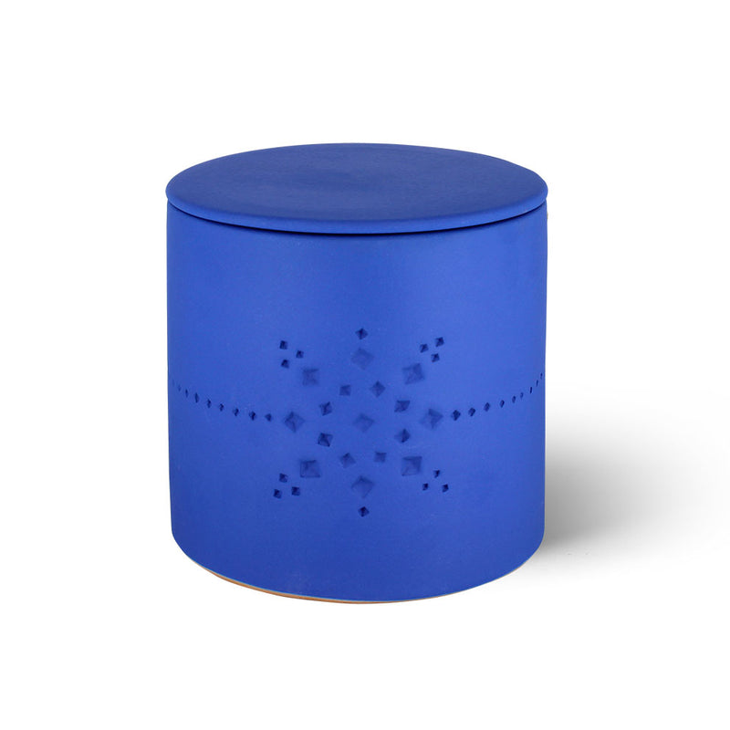 4-wick Izza Bleu L Mandarine Majorelle Scented Candle, 15cm, 180 hours