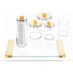 صندوق أكريليك مع غطاء – ذهبي