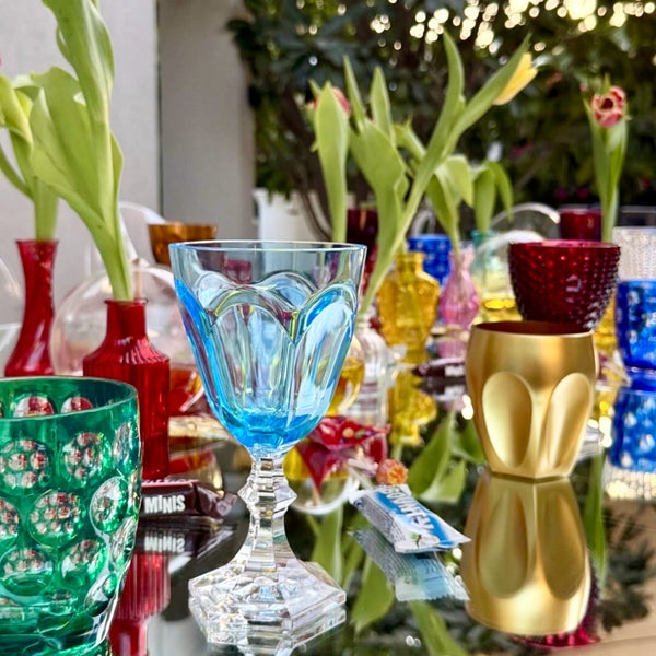 Dolce Vita Acrylic Wine Glass, Turquoise
