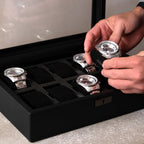 Axis 10 Piece Watch Box – Powder Coat