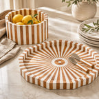 Lyra Inlay Tray – Handcrafted Decorative Serving Tray