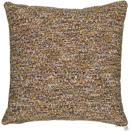 Carino Brown & Green Tweed Effect Cushion (45 x 45 cm)
