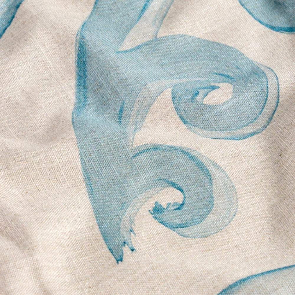 Athenee Peacock Tablecloth – Light Blue 180x300cm