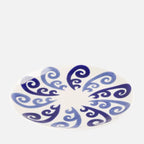 Athenee Peacock Dinner Plate – Two‑Tone Blue 27 cm