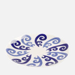 Athenee Peacock Dinner Plate – Two‑Tone Blue 27 cm