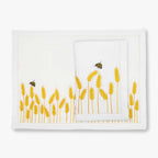 مفرش طاولة من القمح من WAWLA - أبيض، هدية احتفالية