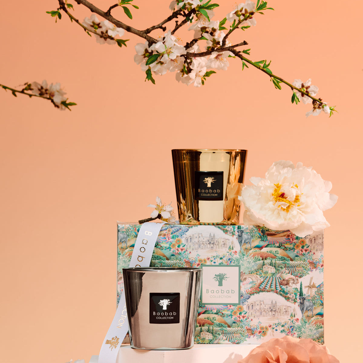 Aurum &amp; Platinum Les Exclusives Candle Duo