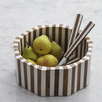 Lyra Inlay Decorative Bowl – Acacia Wood