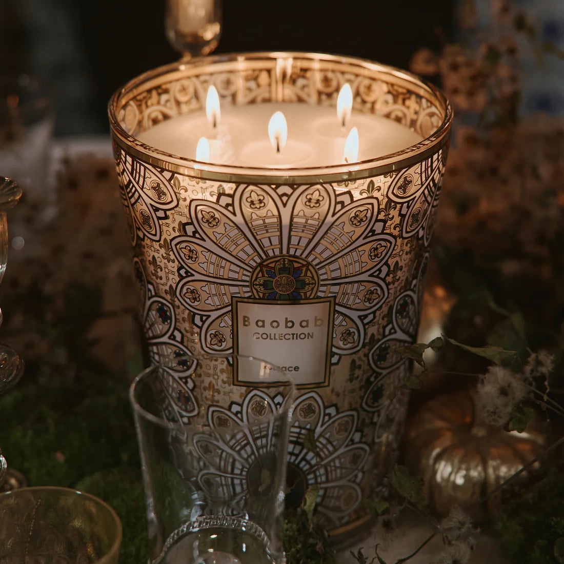 Baobab Rosace Scented Candle – Max 16