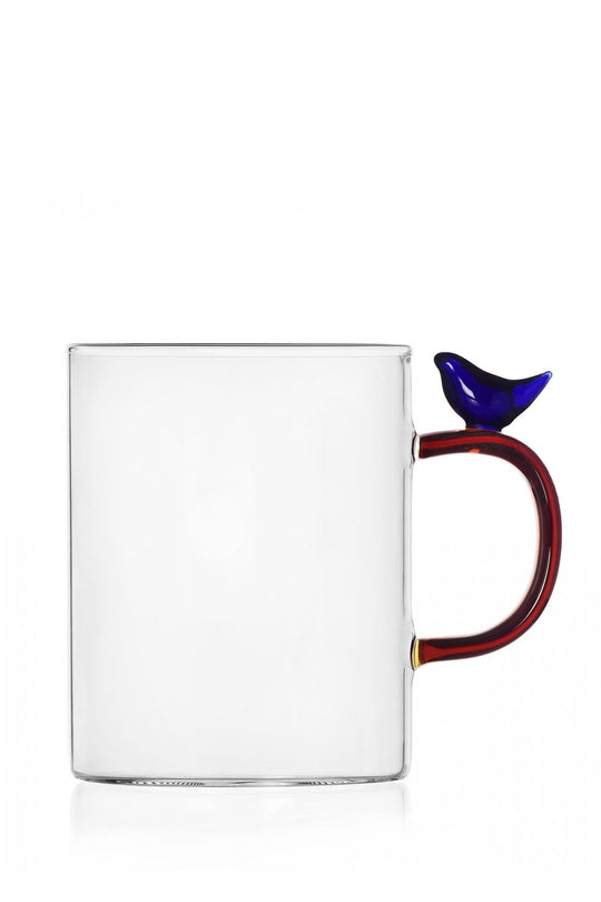 Birds Mug, Blue, 450ml