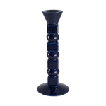 Anna Large Ceramic Candleholder in Midnight Blue