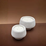 Bougie Travertin – Taille  ( L )