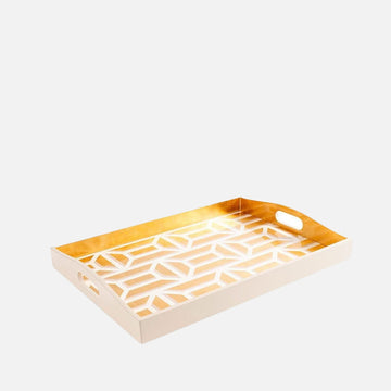 صينية مستطيلة كبيرة مطلية بالورنيش من جاردن جيت