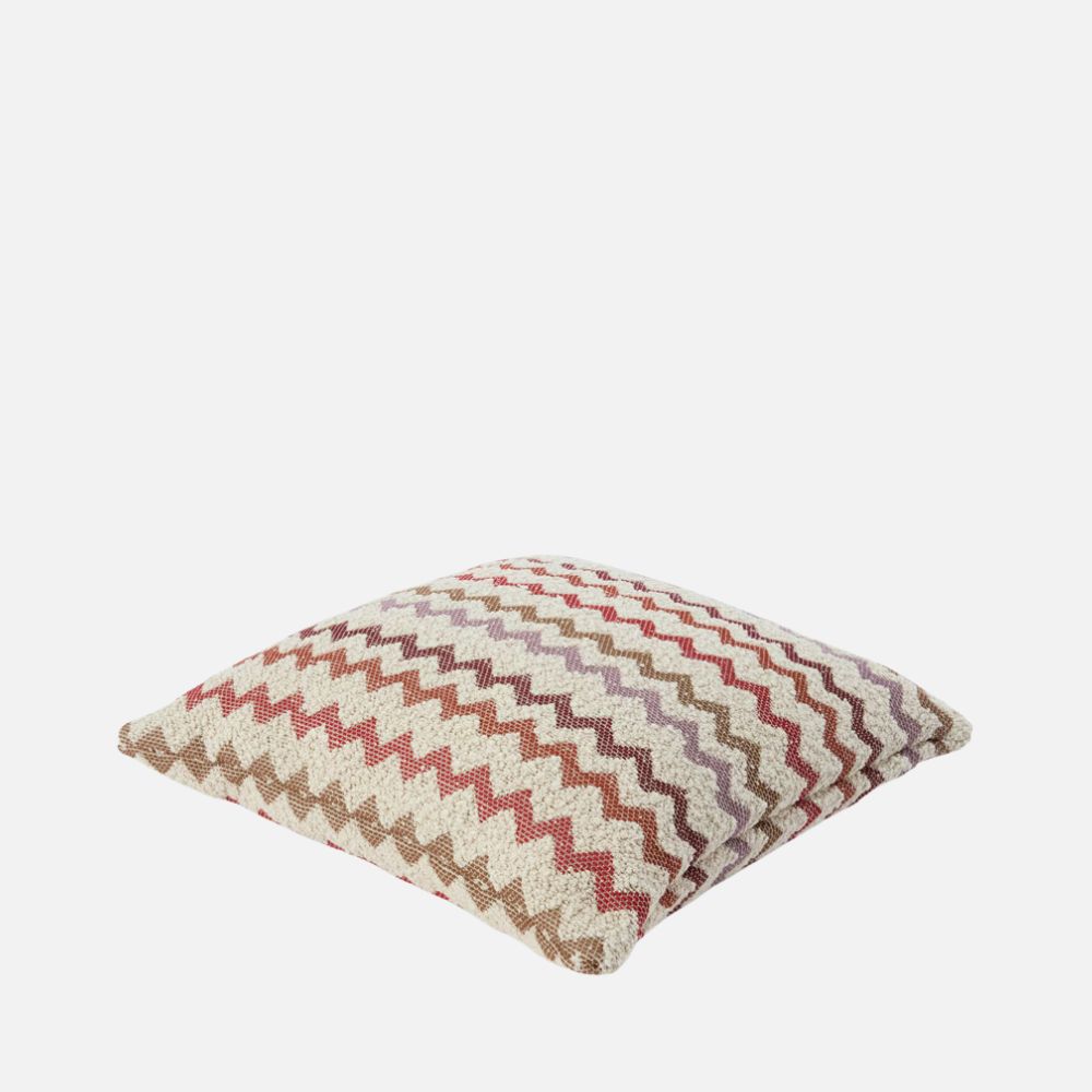 Capri Outdoor Cushion 40x40cm with zig zag pattern