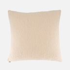 Carino Cream White Curly Wool Cushion (45x 45cm)