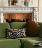 Carino Cushion — Leopard Jacquard (50x30 cm)