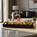 صينية كاسباري بار - حمار وحشي ذهبي