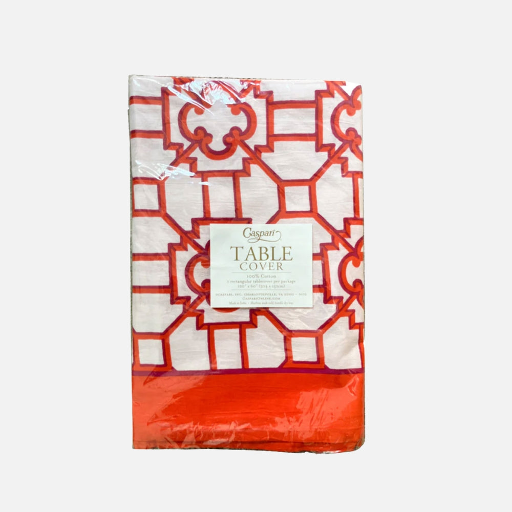 Fabric Cover, Large, Fuchsia Orange Garden