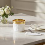 كأس شمبانيا أبيض، بنقشة منقط