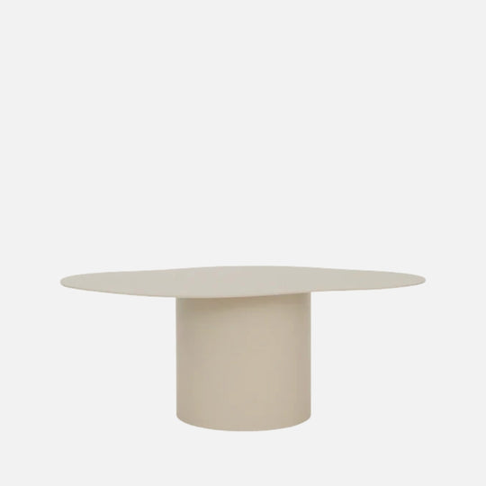 Siro Handcrafted Iron Coffee Table – Almond Milk