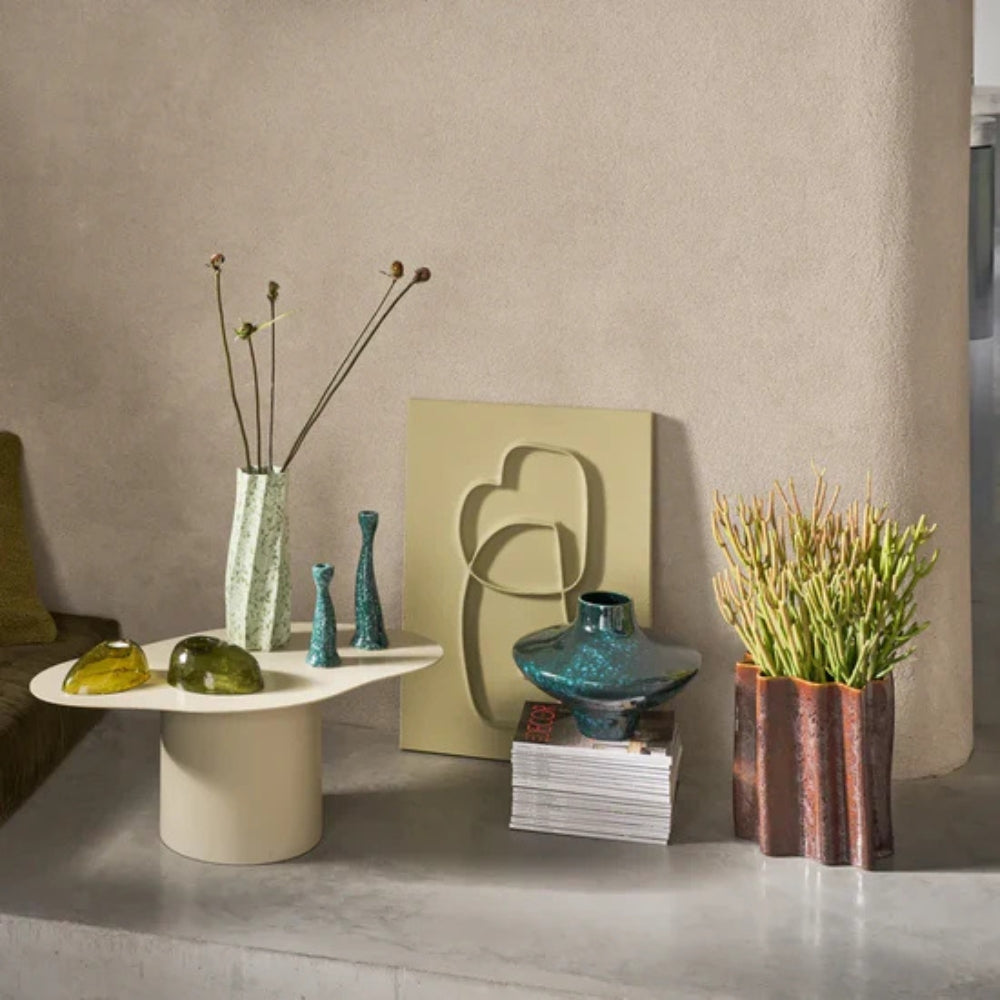 Siro Handcrafted Iron Coffee Table – Almond Milk