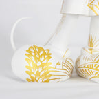 تمثال صغير على شكل نجمة ميكي - أبيض/ذهبي