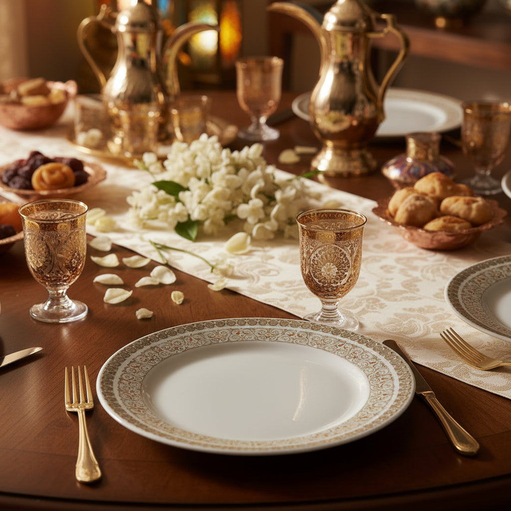 مجموعة Gien من 6 أطباق عشاء Chevaux Du Vent لـ Celebrate__x0026__Gift