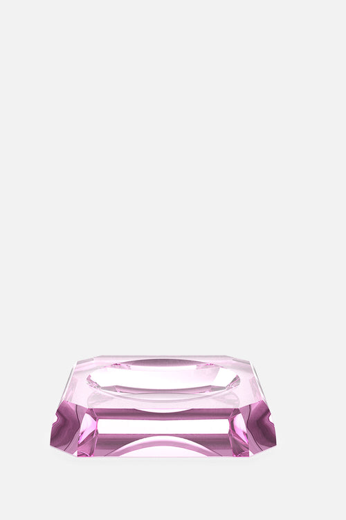 Kristall Soap Dish - Pink