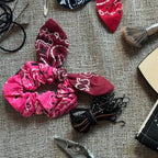 Call It Chouchou Fuchsia/ Bordeaux Hair Scrunchie