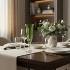 Dolce Vita Green Acrylic Champagne Flute