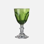 Dolce Vita Green Acrylic Wine Glass