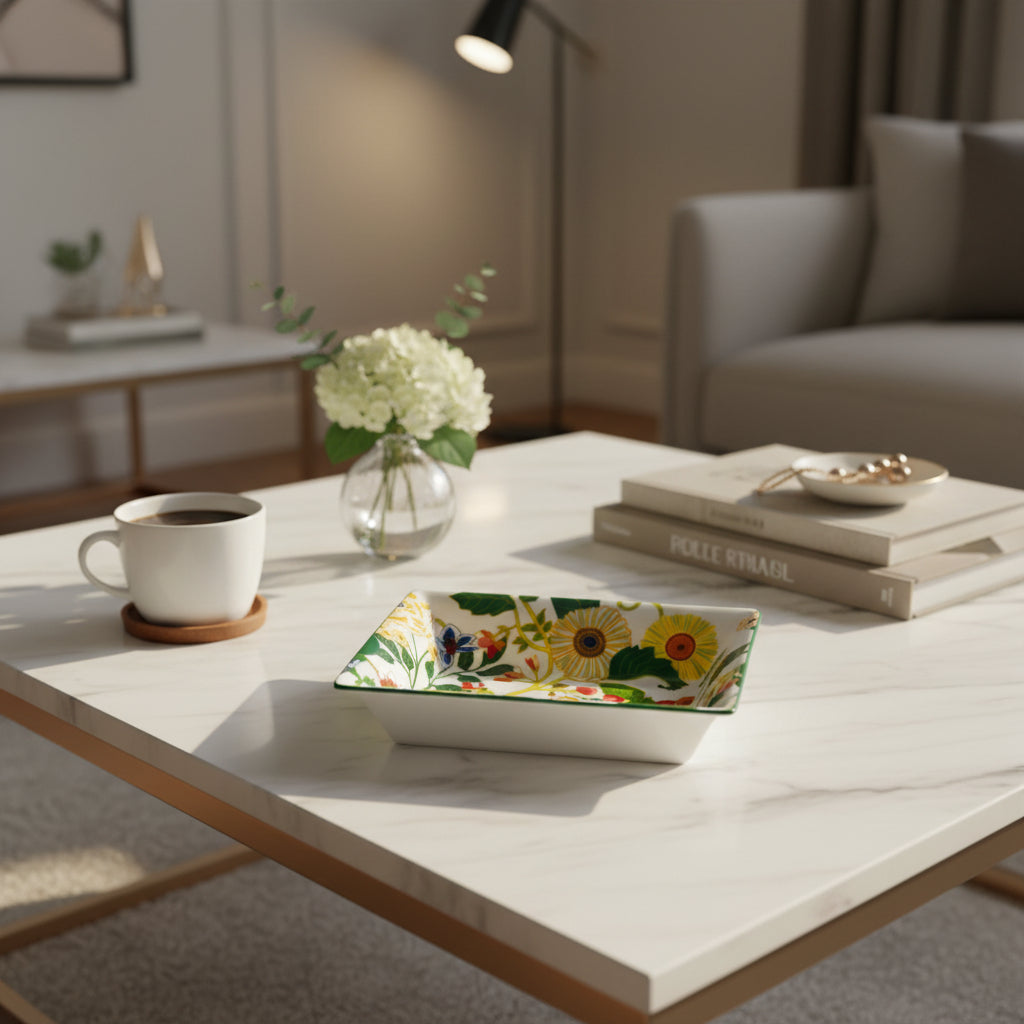 Eden Garden Rectangular Vide-Poche, 12x16cm