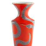 Eden Cuff Vase – Pop-Tone Porcelain with Gold Accents