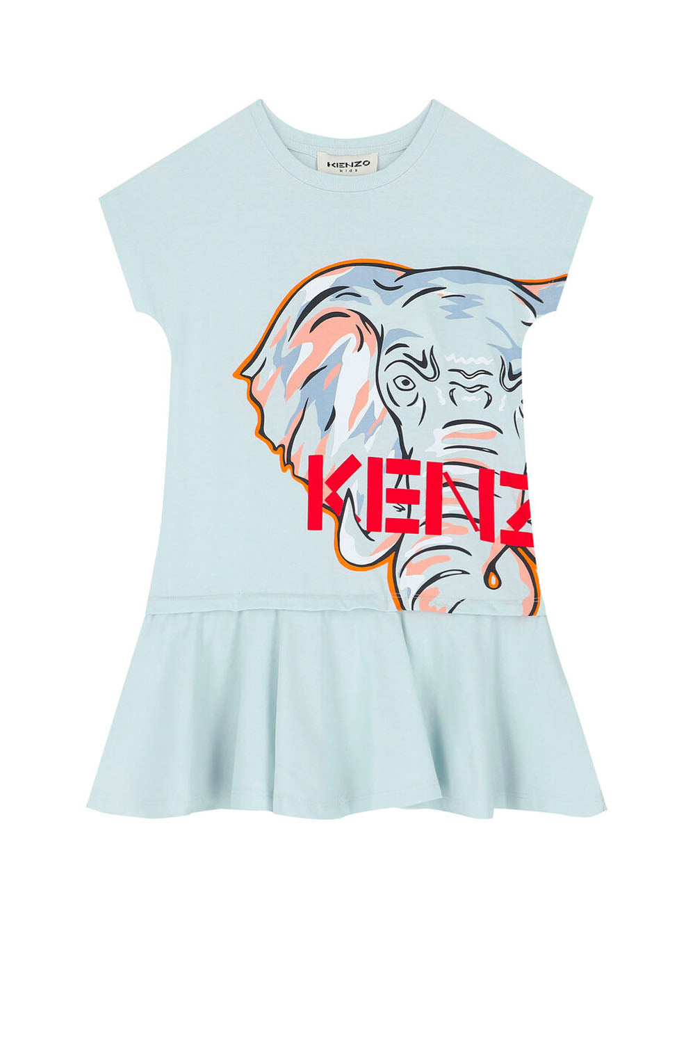 ​Elephant Print Jersey Dress for Girls - Maison7