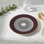 Elie Saab Burgundyburgundy B &amp; B Plate 16Cm
