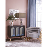 Atlas Split Vase - Matte Porcelain & Gold