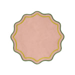 Set 2 scalloped placemats