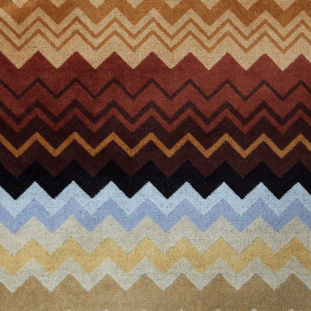 Giacomo Zigzag Short Cotton Bathrobe