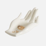 وعاء فاكهة مذهب - قطعة مركزية مزخرفة من البورسلين الذهبي