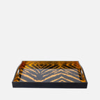 Go Wild Lacquer Large Rectangle Tray