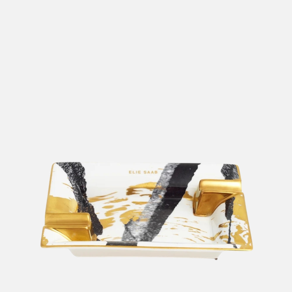 منفضة سجائر سومي الذهبية - 20 × 16 سم