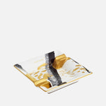 Golden Sumi-e Square Ashtray – 16cm