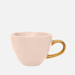 Good Morning Ceramic Cappuccino & Tea Cup Ø11 cm – Old Pink