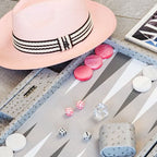 Grey Ostrich Large Backgammon