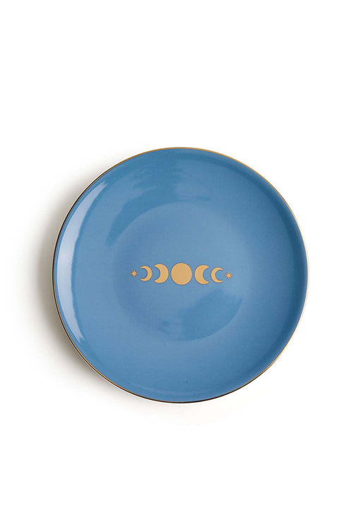 Hilal Blue Dessert Plate, 21cm, Set of 6