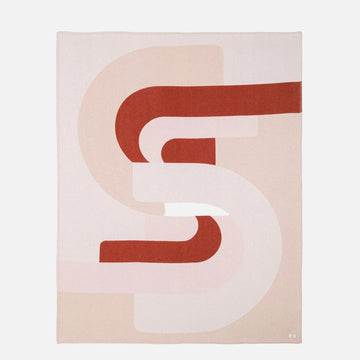 بطانية صوف روما بيج ووردي