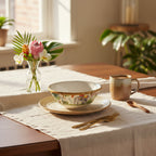 Hand-Painted Tropical Ceramic Bowl – Italian Made